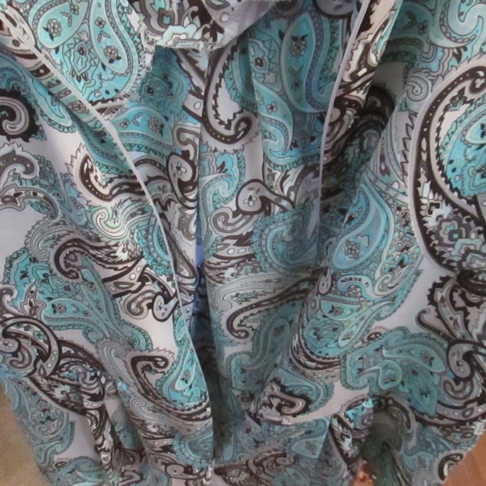 Blouse, 1X, Paisley, Liz Claiborne - Picture 5 of 5